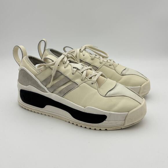 Y-3 Yohji Yamamoto Adidas Rivalry White Sneakers Men's 11 Streetwear - Picture 1 of 14